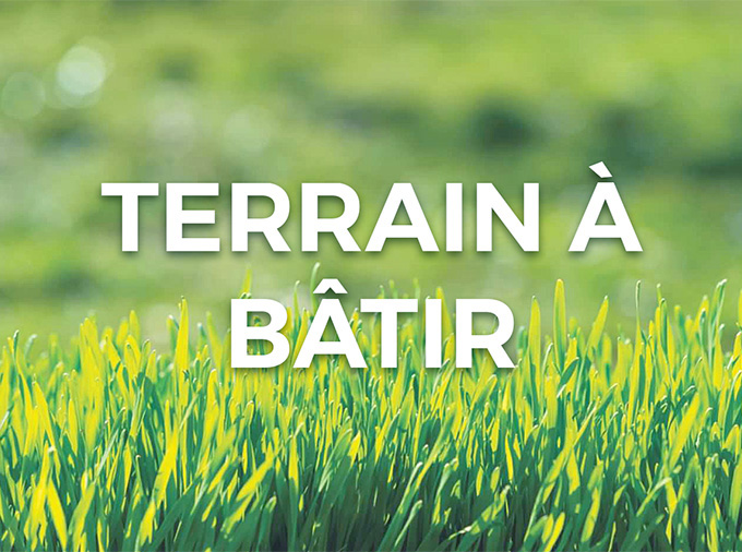 Terrain à bâtir